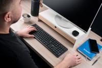 Savio KB-02 toetsenbord Thuis/Werk USB QWERTY Zwart - thumbnail