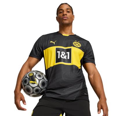 Borussia Dortmund Uit Shirt Senior 2024/2025 - Maat S - Kleur: ZwartGeel | Soccerfanshop