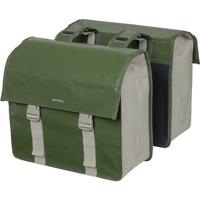 BASIL Dubbele fietstas urban load 48-53 liter 40 x 17 x 46 cm - moss green/sand - thumbnail