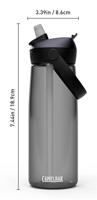 Camelbak Thrive Flip Straw 0,75 L Drinkfles Charcoal 0,75L - thumbnail