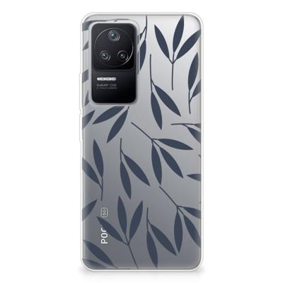 Xiaomi Poco F4 | TPU Case | Leaves Blue