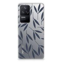 Xiaomi Poco F4 | TPU Case | Leaves Blue - thumbnail