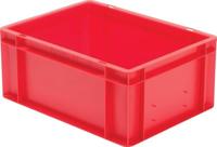 LA-KA-PE Transportstapelbak | L400xB300xH175mm | rood PP | zijwanden gesloten | 1 stuk - TK400/175-0 ROT TK400/175-0 ROT - thumbnail