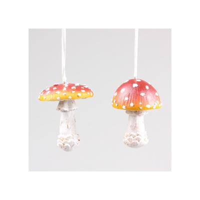 Paddenstoel hangend set a 2st 6x6x9cm