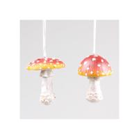 Paddenstoel hangend set a 2st 6x6x9cm - thumbnail