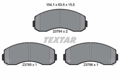 Remblokkenset, schijfrem 2378401