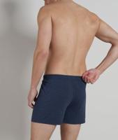 2-pak wijde heren boxershorts - Fox packet 2260 - Blauwe katoenen losse heren boxershorts - thumbnail