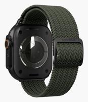 Vonmählen Woven Loop For Apple Watch 44 - 45 - 46 - 49mm One Size Black/Olive - thumbnail