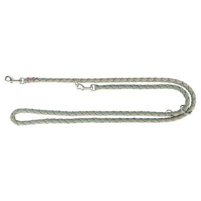 TRIXIE HONDENRIEM CAVO VERSTELBAAR SALIE GROEN / ZAND 200X1,8 CM TRIXIE HONDENRIEM CAVO VERSTELBAAR SALIE GROEN / ZAND 200X1,8 CM