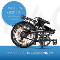 Pacto Three 20 inch Vouwfiets 6v - thumbnail