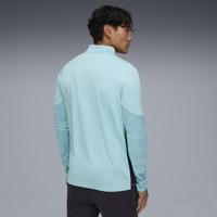 PUMA Olympique Marseille Trainingstrui 1/4-Zip 2025-2026 Lichtblauw Donkerblauw - thumbnail