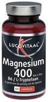 Lucovitaal Magnesium 400 met B6 en L-Tryptofaan 60 Capsules - thumbnail
