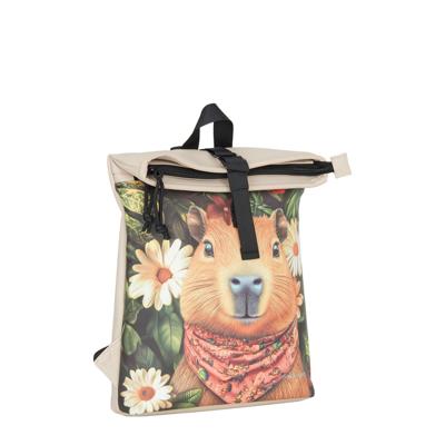 New Rebels Mart Arts - Los Angeles Capibara Beaver Rolltop Rugzak Mini 7L Polyurethaan Waterafstotend New Rebels Mart Arts - Los Angeles Capibara Beaver Rolltop Rugzak Mini 7L Polyurethaan Waterafstotend