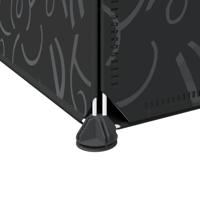 VidaXL Opbergmeubel met 20 vakken en ophangstangen polypropeen - thumbnail