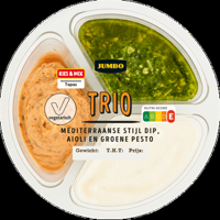 Jumbo Trio Dip Mediterraanse Stijl 150 g - thumbnail