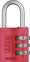 ABUS ABVS46615 Hangslot 31.5 mm Rood Cijferslot - thumbnail