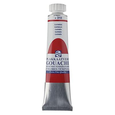 Talens Gouache Extra Fine Quality Tube 20 ml - Karmijn 318