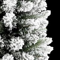 VidaXL Kunstkerstboom met sneeuw smal 180 cm pvc en pe - thumbnail