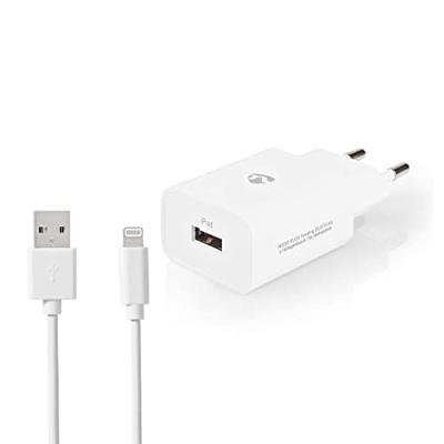 Nedis WCHAL242AWT Thuislader 2,4 A Losse Kabel Lightning Mfi-gecertificeerd Wit