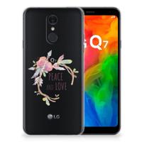 LG Q7 Telefoonhoesje met Naam Boho Text - thumbnail