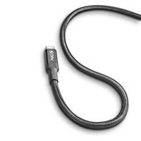 NGS KNOT 100W-2-2m USB C naar USB C kabel, snel opladen tot 100W, 480Mbps dataoverdracht, hoge duurzaamheid, ideaal voor mobiele telefoons, tablets en laptops - thumbnail