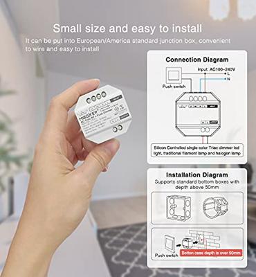 MiBoxer Dimmodule - AC 230V Triac RF+Push Dimmer