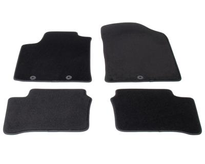 Automatten op maat - zwart velours - Kia Picanto 2011-2017