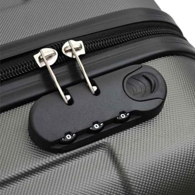 VidaXL Koffer met slot 3 pcs donkergrijs 50 x 31 x 78 cm abs kunststof VidaXL Koffer met slot 3 pcs donkergrijs 50 x 31 x 78 cm abs kunststof
