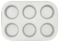 HEMA Muffin Bakvorm - 6 Stuks (grijs) - thumbnail