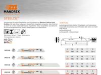 Mandrex Steelcut Reciprozaagblad 230mm grof (2 st.) - thumbnail