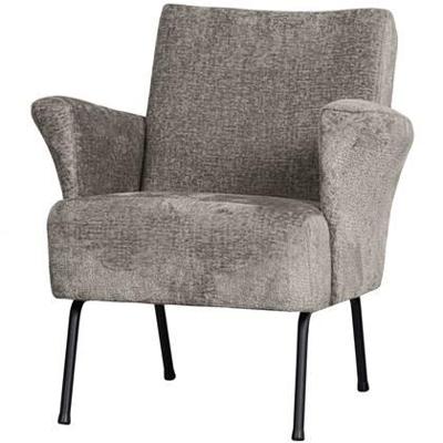 WOOOD Fauteuil 'Muse' Chenille, kleur Taupe