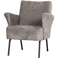 WOOOD Fauteuil 'Muse' Chenille, kleur Taupe - thumbnail