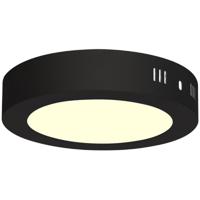 LED Downlight - 12W - Warm Wit 3000K - Mat Zwart - Opbouw - Rond - Aluminium - Ø170mm - thumbnail