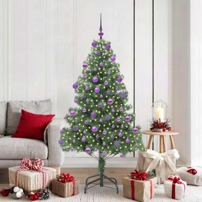 VidaXL Kerstboom met 300 led met standaard groen 180 cm pvc VidaXL Kerstboom met 300 led met standaard groen 180 cm pvc