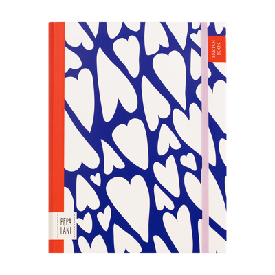 Pepa Lani Schets Boek PRO Flower Hearts Big