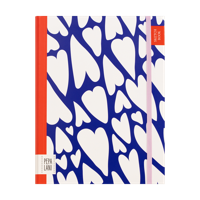 Pepa Lani Schets Boek PRO Flower Hearts Big - thumbnail