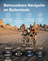 Suunto SS051014000 smartwatch / sport watch 3,35 cm (1.32") AMOLED 45 mm Digitaal 466 x 466 Pixels Touchscreen Zwart GPS - thumbnail