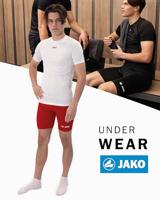 JAKO Basic 2.0 Slidingbroekje Kids Rood - thumbnail