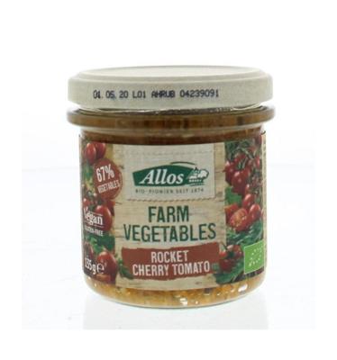 Allos Farm vegetables rucola & kerstomaat bio 135 Gram