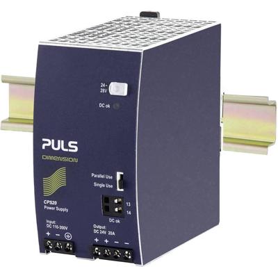 PULS CPS20.241-D1 DIN-rail netvoeding 24 V/DC 20 A 480 W Aantal uitgangen:1 x Inhoud 1 stuk(s) PULS CPS20.241-D1 DIN-rail netvoeding 24 V/DC 20 A 480 W Aantal uitgangen:1 x Inhoud 1 stuk(s)