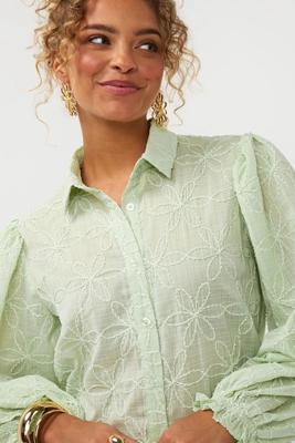 Ydence Blouse Isamae | Soft green