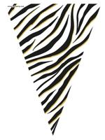 Folie Vlaggenlijn Zebraprint (10m) - thumbnail