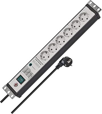 Brennenstuhl Premium-Line stekkerdoos 6-voudig 19" formaat
