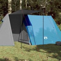 VidaXL Tent 3-persoons waterdicht blauw - thumbnail