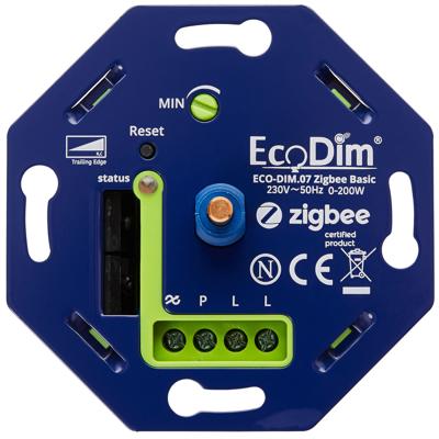 ECO-DIM.07 Led dimmer Zigbee Basic druk/draai 0-200W