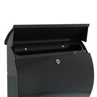 Burg Wächter 38660 TOSCANA 856 ANT Brievenbus Plaatstaal Antraciet Sleutelslot - thumbnail