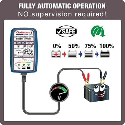 TecMATE Acculader "optimate1 voltmatic" van optimate 1 charger voltmatic