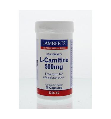 Lamberts L-Carnitine 500mg 60 Vegetarische capsules
