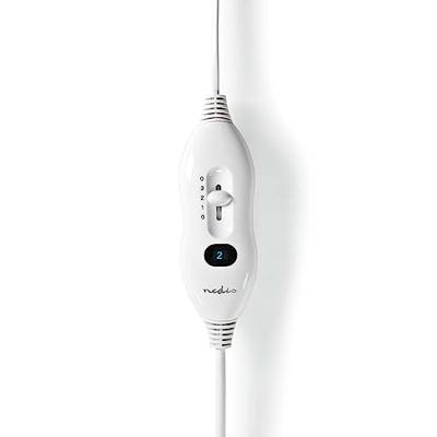 Nedis Elektrische Deken | Onderdeken | 1 Persoon | 150 x 80 cm | 1 stuks - PEBL110CWT1 - PEBL110CWT1