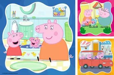 Ravensburger puzzel peppa pig 3x49pcs